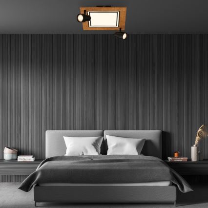 Brilo - LED Plafondlamp LED/12W/230V + 2xGU10/9W 3000K