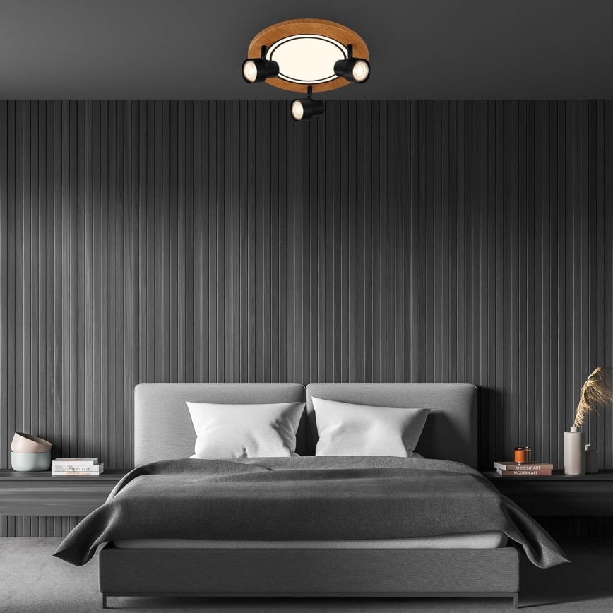 Brilo - LED Plafondlamp LED/12W/230V + 3xGU10/9W 3000K