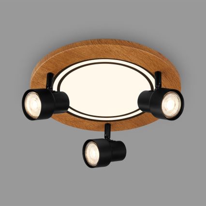 Brilo - LED Plafondlamp LED/12W/230V + 3xGU10/9W 3000K
