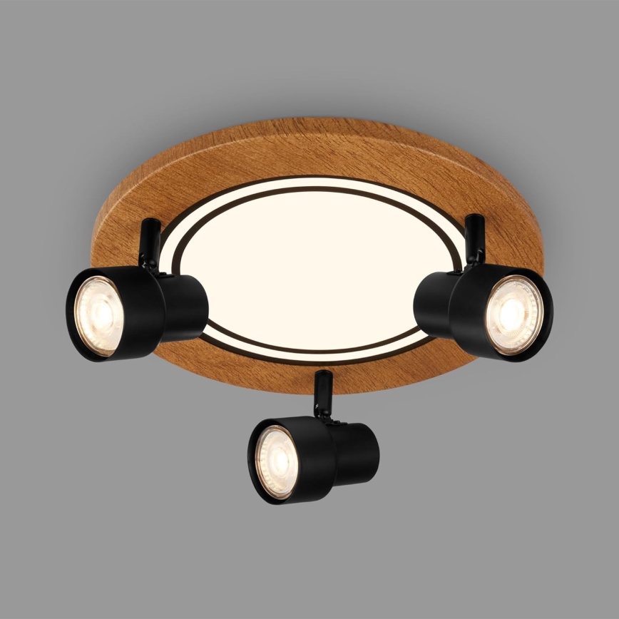 Brilo - LED Plafondlamp LED/12W/230V + 3xGU10/9W 3000K