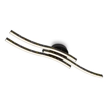 Brilo - LED Plafondlamp LED/19W/230V 3000K zwart