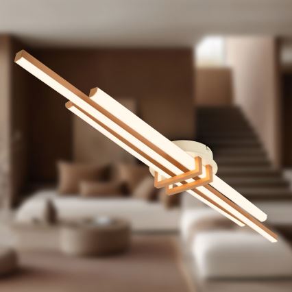 Brilo - LED plafondlamp TINKA LED/30W/230V 3000K koperkleurig