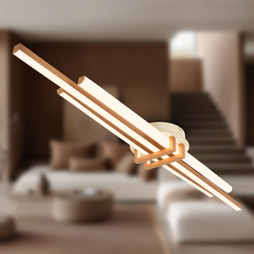 Brilo - LED plafondlamp TINKA LED/30W/230V 3000K koperkleurig