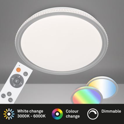 Brilo - Dimbare RGB LED plafondlamp LED/40W/230V 3000-6500K + afstandsbediening