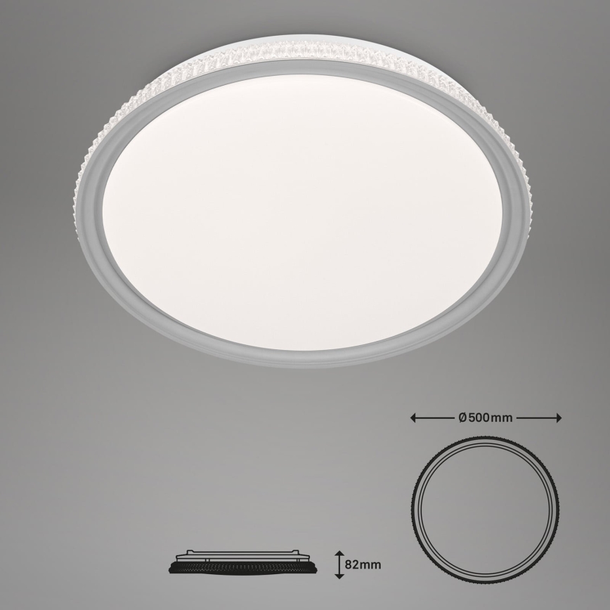 Brilo - Dimbare RGB LED plafondlamp LED/40W/230V 3000-6500K + afstandsbediening