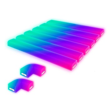Brilo - LED RGBIC Dimbaar magnetisch lamp rails Smart LED/24W/230V Wi-Fi Tuya