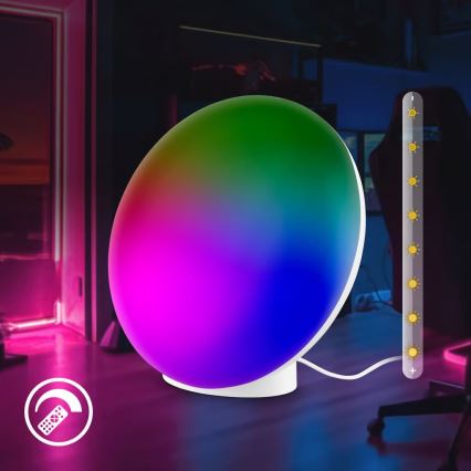 Brilo - Dimbare oplaadbare LED RGBIC tafellamp TARA LED/6W/5V 3000-6500K Wi‑Fi Tuya + afstandsbediening