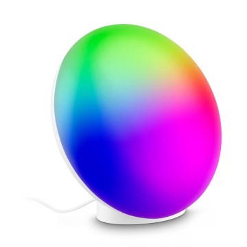 Brilo - LED RGBIC Dimbare tafellamp TARA LED/6W/230V 3000-6500K wit + afstandsbediening