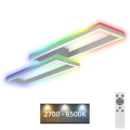 Brilo - LED RGBW Dimbare bevestigde hanglamp FRAME 2xLED/21W/230V 2700-6500K + afstandsbediening