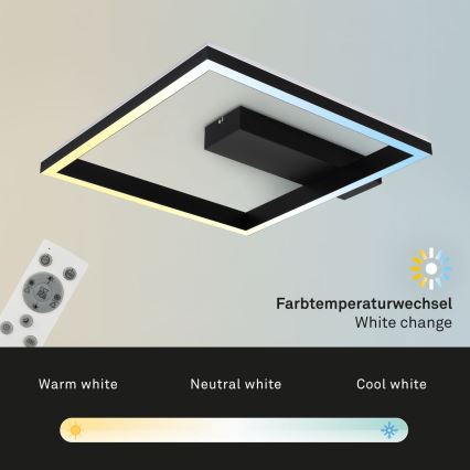 Brilo - LED RGBW Dimbare bevestigde hanglamp FRAME LED/18W/230V 2700-6500K + afstandsbediening