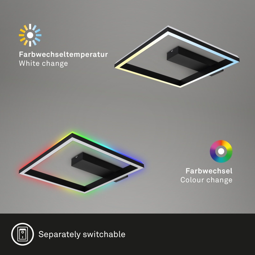 Brilo - LED RGBW Dimbare bevestigde hanglamp FRAME LED/18W/230V 2700-6500K + afstandsbediening