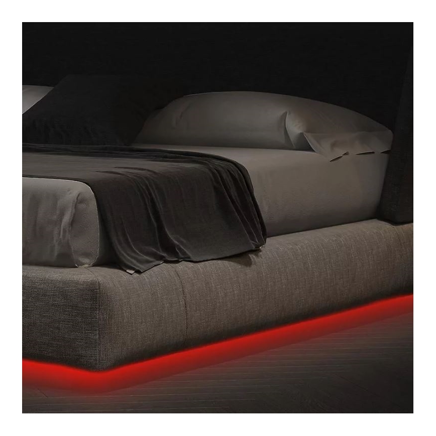 Brilo - LED RGBW dimbare strip 6,5m LED/22W/230V + afstandsbediening