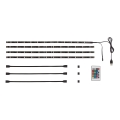 Brilo - LED RGBW dimbare strip voor TV 3m LED/2,5W/USB + afstandsbediening