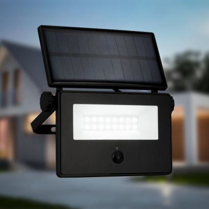 Brilo - LED-zonneschijnwerper met sensor LED/5W/5,5V IP54 1200 mAh