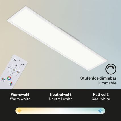 Brilo - RGBW dimbare plafondlamp SLIM LED/40W/230V 3000-6500K + afstandsbediening