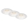 Brilo - SET 3x Badkamer inbouwverlichting 1xGU10/9W/230V IP23 wit