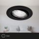 Brilo - SET 3x Hangende LED Badkamer plafond verlichting 1xGU10/5W/230V IP23 zwart