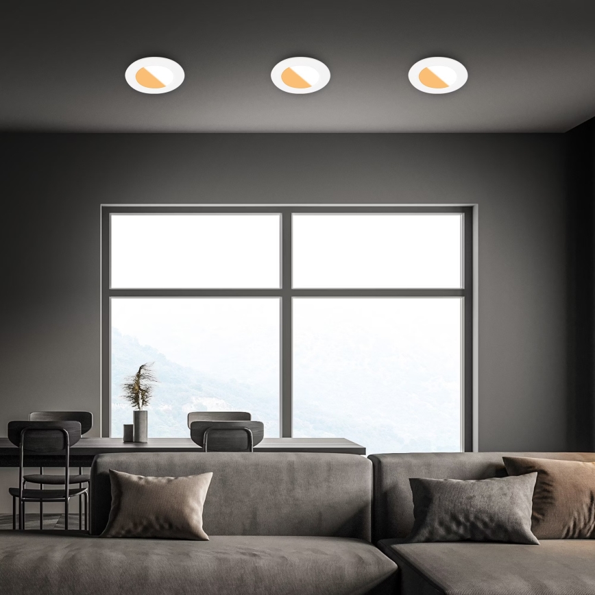 Brilo - SET 3x Hangende LED Badkamer plafond verlichting LED/4W/230V IP44 3000/4000K wit