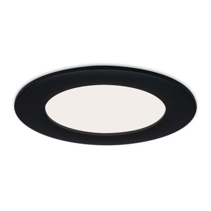 Brilo - Set van 3 LED-inbouwspots voor de badkamer FLAT LED/6W/230V IP44 zwart