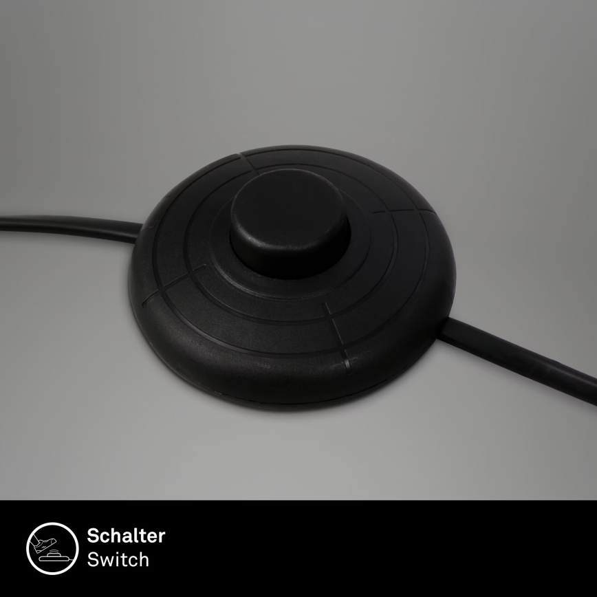 Brilo - Staande Lamp 1xE27/10W/230V zwart
