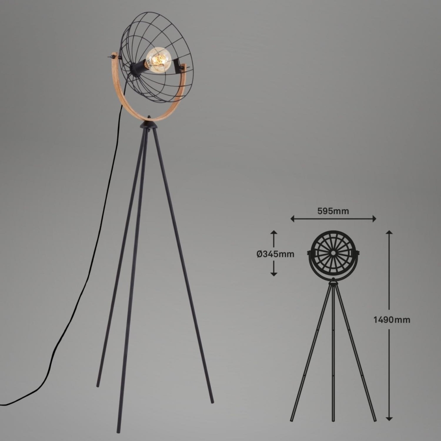 Brilo - Staande Lamp MESH 1xE27/40W/230V