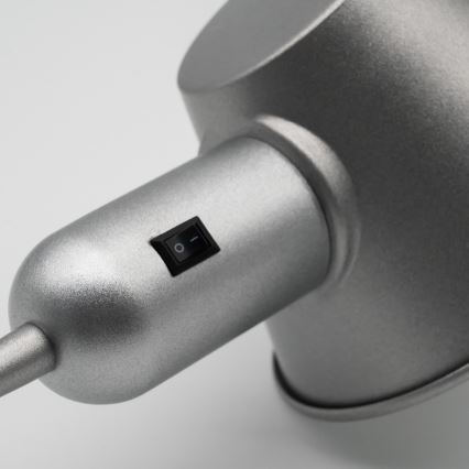 Brilo - Tafellamp 1xE27/10W/230V mat chroom