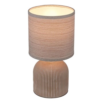 Brilo - Tafellamp INO 1xE14/10W/230V bruin