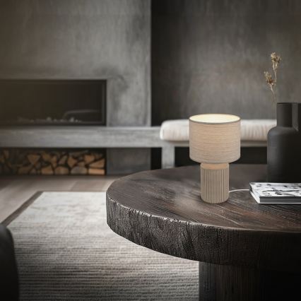 Brilo - Tafellamp INO 1xE14/10W/230V bruin