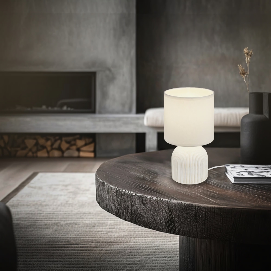 Brilo - Tafellamp INO 1xE14/10W/230V wit