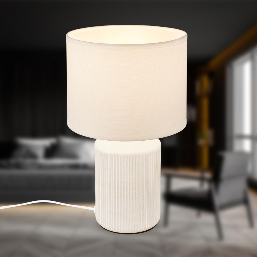 Brilo - Tafellamp INO 1xE14/10W/230V wit