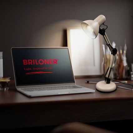 Brilo - Tafellamp PIXA 1xE14/25W/230V beige