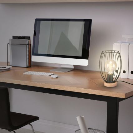 Brilo - Tafellamp WAKTU 1xE27/25W/230V rubberen boom