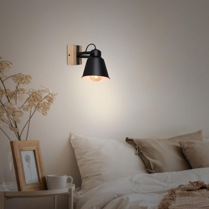 Brilo - Wandspot TALLE  1xE27/40W/230V rubberen boom