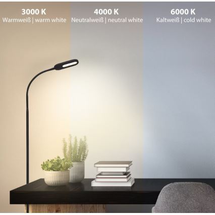 Briloner 1297-015 - LED Dimbaar flexibel Staande lamp LED/6,6W/230V