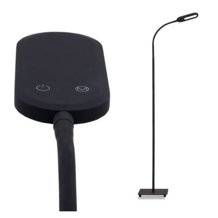 Briloner 1297-015 - LED dimbare flexibele vloerlamp LED/6,6W/230V 3000K/4000K/6000K
