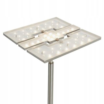 Briloner 1328-022 - LED-dimbare vloerlamp LED/21W/230V + LED/3,5W mat chroom