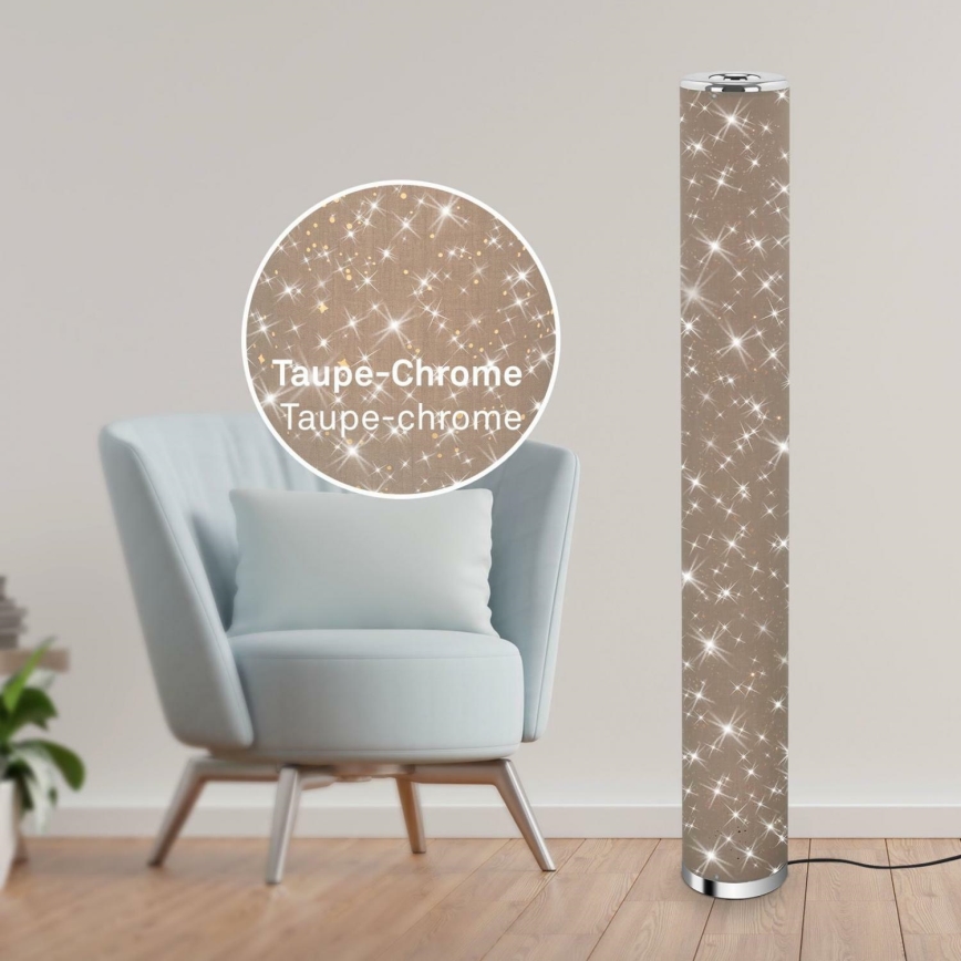 Briloner 1388-011 - Staande LED Lamp STARRY SKY LED/12W/230V bruin