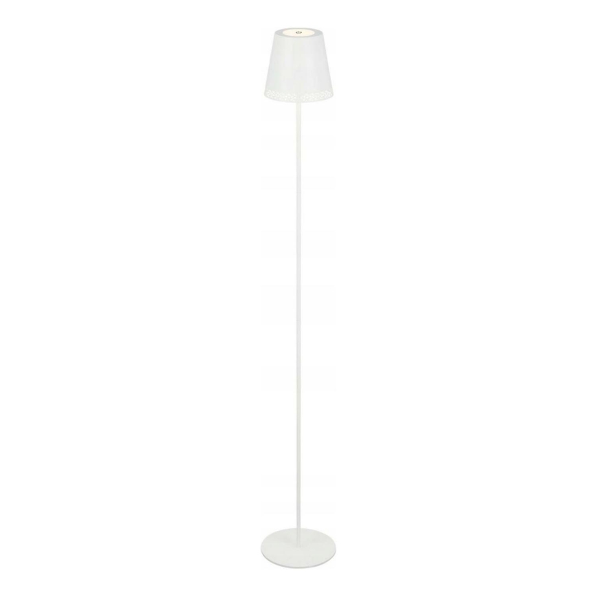 Briloner 1438016 - LED Dimbaar aanraken Staande lamp 3in1 LED/3,5W/5V IP44 3000K 38-130 cm wit