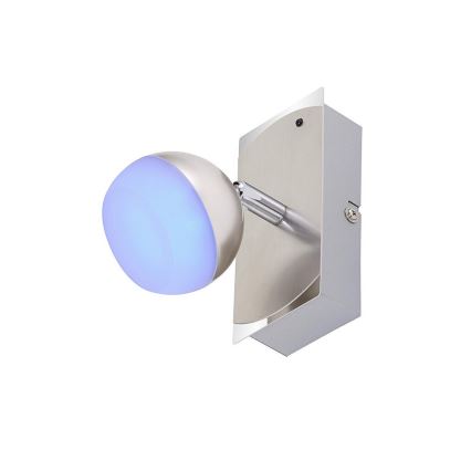 Briloner 2040-012 - LED RGB Spot dimbaar 1xLED/3,3W/230V + afstandsbediening