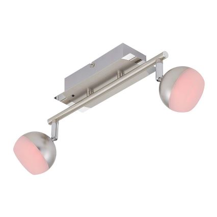 Briloner 2040-022 - LED RGB dimbare inbouwspot 2xLED/3,3W/230V + afstandsbediening
