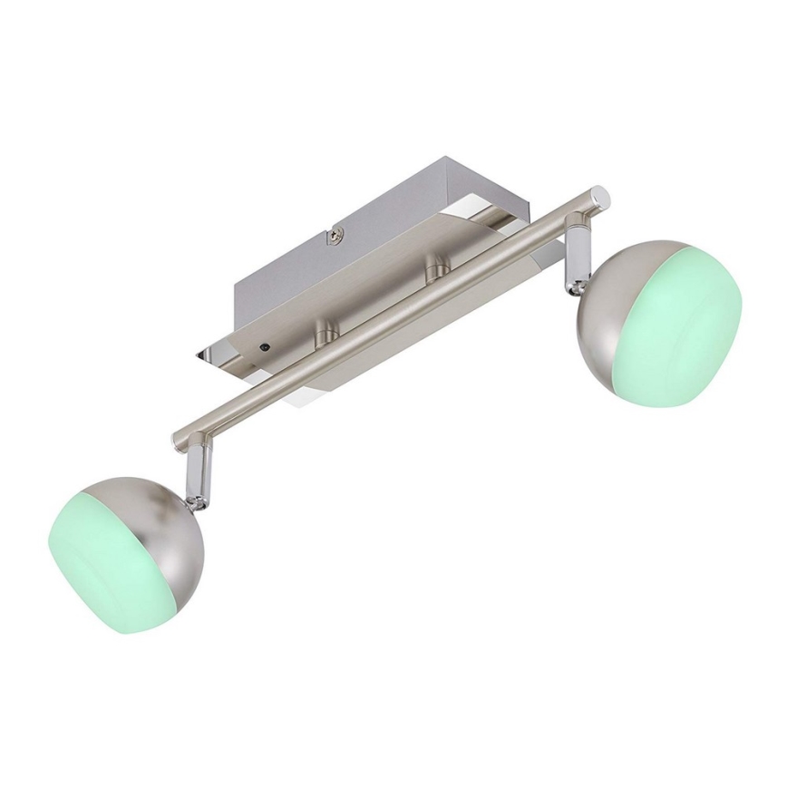 Briloner 2040-022 - LED RGB dimbare inbouwspot 2xLED/3,3W/230V + afstandsbediening