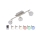 Briloner 2040-032 - LED RGB dimbare inbouwspot 3xLED/3,3W/230V + afstandsbediening