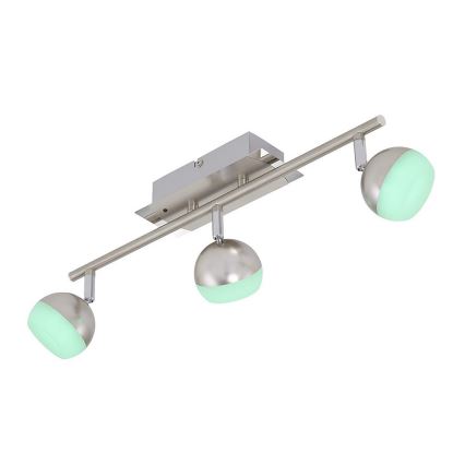 Briloner 2040-032 - LED RGB dimbare inbouwspot 3xLED/3,3W/230V + afstandsbediening