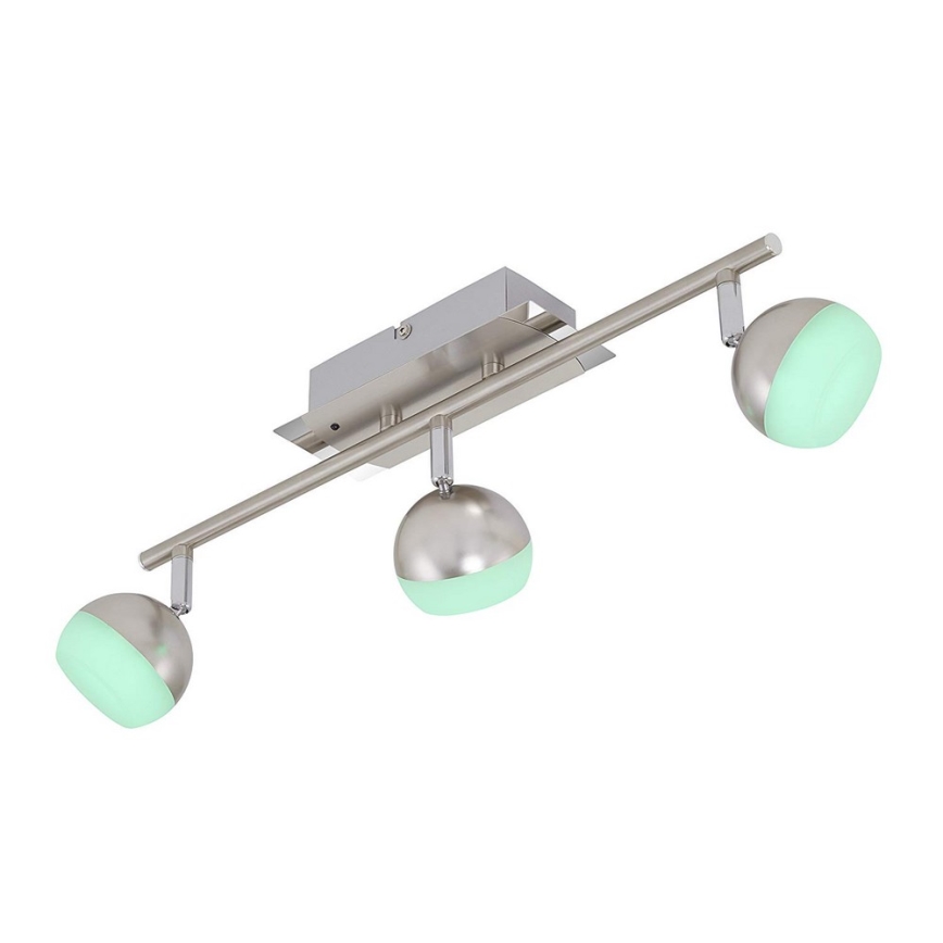 Briloner 2040-032 - LED RGB dimbare inbouwspot 3xLED/3,3W/230V + afstandsbediening