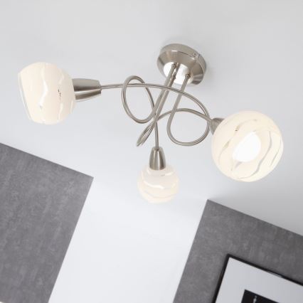 Briloner 2046-032 - Hanglamp voor Oppervlak Montage VIOLA 3xE14/40W/230V