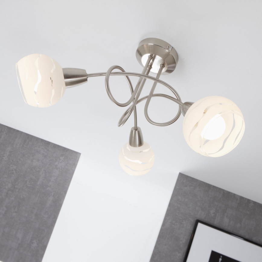 Briloner 2046-032 - Hanglamp voor Oppervlak Montage VIOLA 3xE14/40W/230V