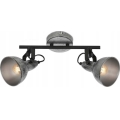 Briloner 2049-024 - Spot RETRO 2xE14/40W/230V grijs