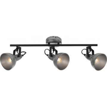 Briloner 2049-034 - Spot RETRO 3xE14/40W/230V grijs