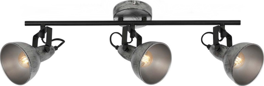 Briloner 2049-034 - Spot RETRO 3xE14/40W/230V grijs