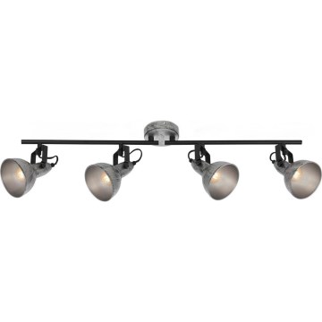 Briloner 2049-044 - Spot RETRO 4xE14/40W/230V grijs